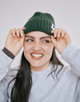 W Beanie in Fern