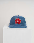 Flowers Hat in Denim