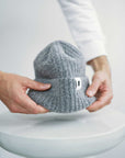 W Beanie in Cloud