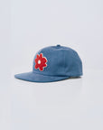 Flowers Hat in Denim